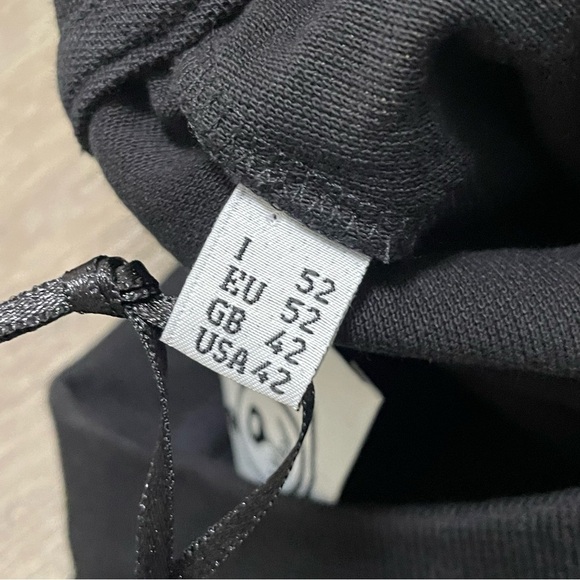 Moschino Couture Men's Teddy Bear Patch Polo Shirt Black Short Sleeve Sz 42 NWT - Picture 6 of 11